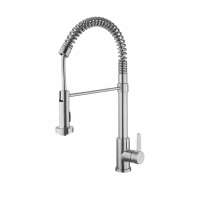 YINGAO flexible spring spray stainless steel pull out kitchen upc sink faucet