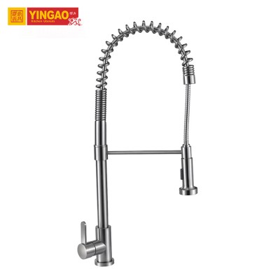 China Kitchen Single Handle Faucet Pull Out Water faucet